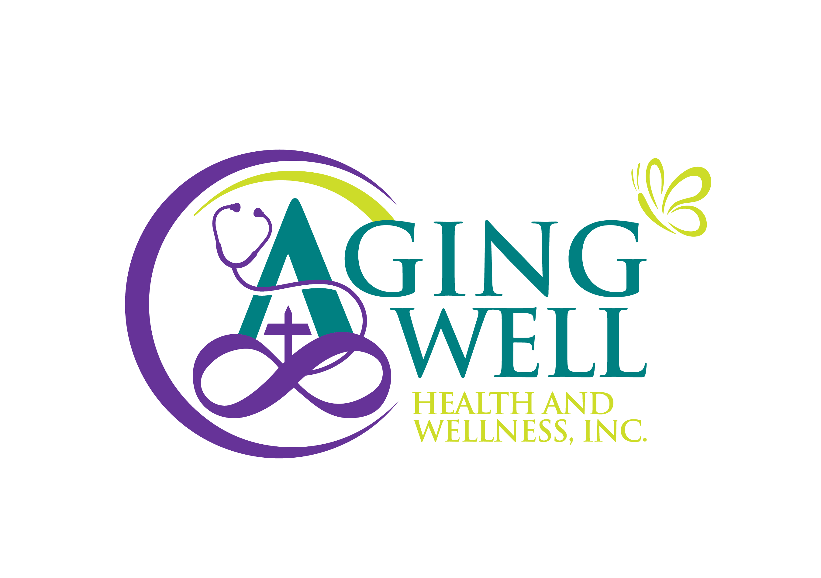 aging health and wellness logo